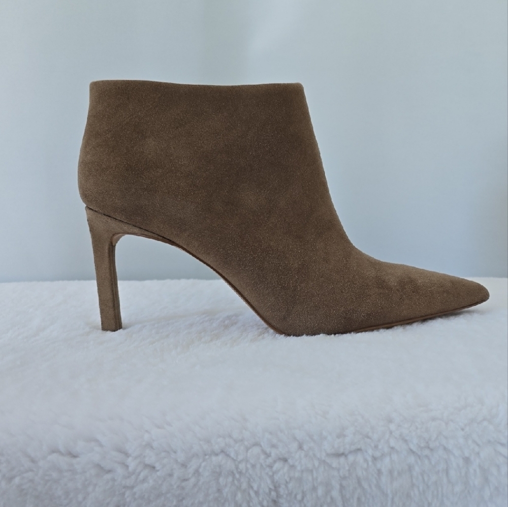 Vince Camuto Brown Suede Heeled Boots